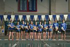 Swimming Senior Day  Wheaton College Women's Swimming & Diving seniors were honored on Senior Day prior to the team’s duel meet against Babson, January 11, 2020. - Photo By: KEITH NORDSTROM : Wheaton, Swimming, Senior Day